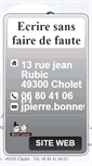 Mobile Screenshot of ecrire-sans-faire-de-faute.com